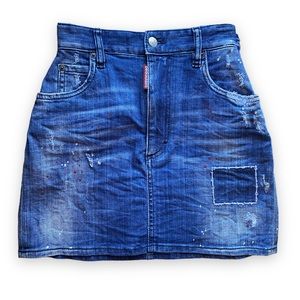 DSQUARED2 denim mini skirt